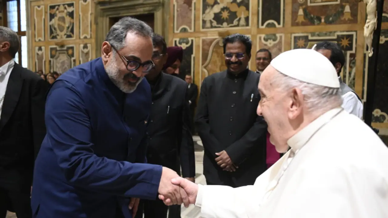 'A meeting I cherish, deeply saddened': Kerala BJP chief Rajeev Chandrasekhar mourns passing away of Pope Francis