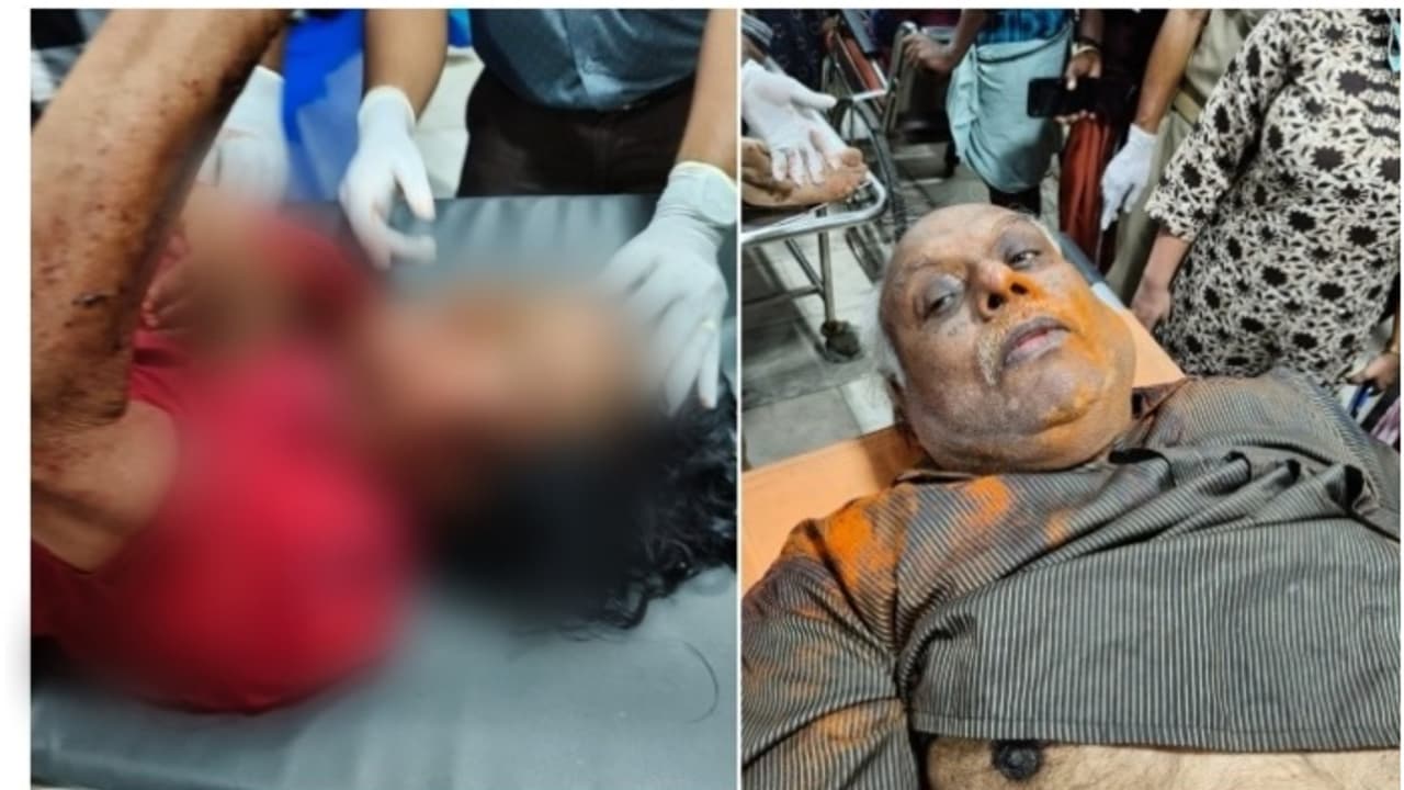 മുളക് പൊടിയുമായി നട്ടുച്ചക്ക് ഭാര്യയുടെ വീട്ടിലെത്തി ക്രൂരത, അച്ഛനെയും അമ്മയെയും വെട്ടി യുവാവ്