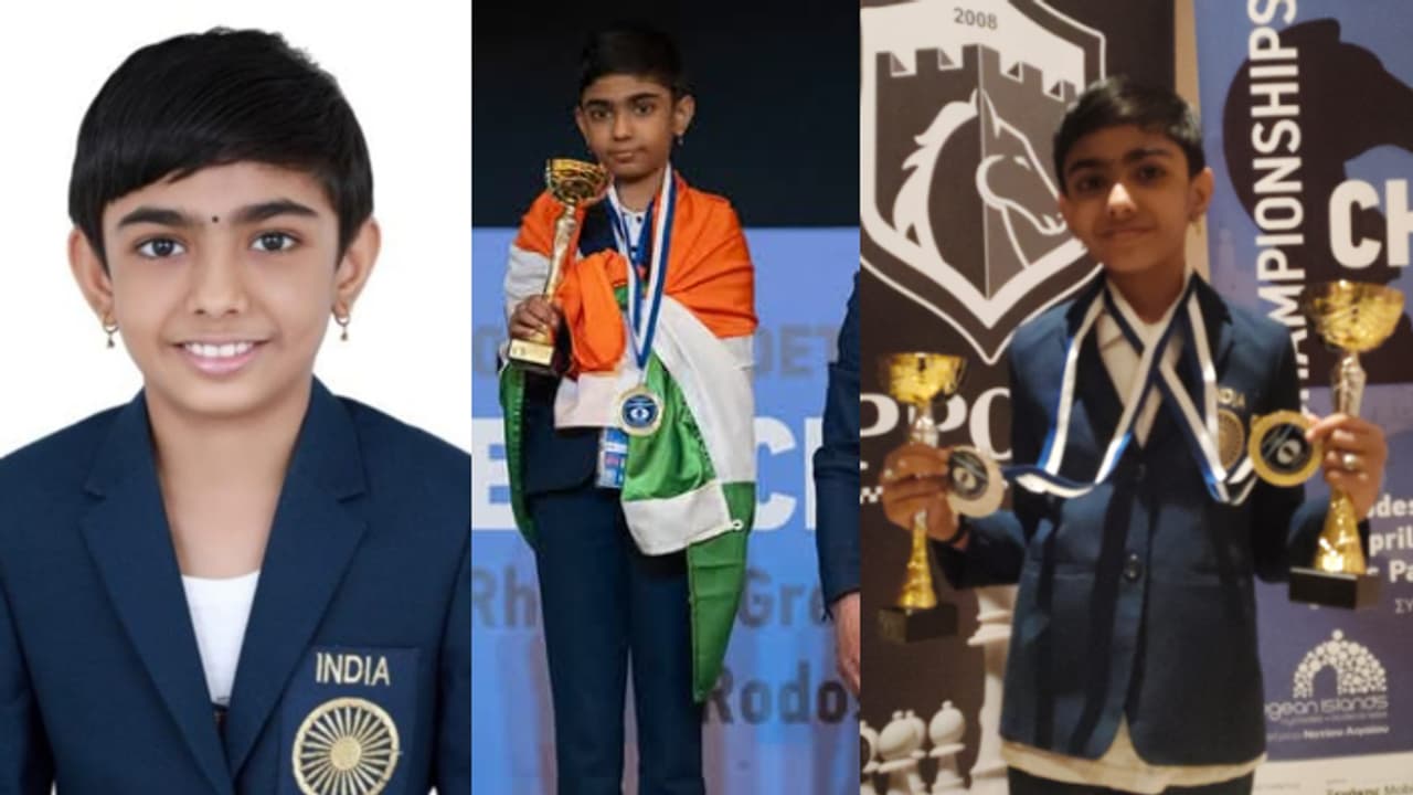 ഇന്ത്യക്ക് അഭിമാനമായി തിരുവനന്തപുരത്തെ 9 വയസുകാരി, ലോക റാപിഡ് ആൻഡ് ബ്ലിറ്റ്സ് ചെസിൽ സ്വർണമടക്കം 2 മെഡലുകൾ ഇന്ത്യക്ക് അഭിമാനമായി തിരുവനന്തപുരത്തെ 9 വയസുകാരി, ലോക റാപിഡ് ആൻഡ് ബ്ലിറ്റ്സ് ചെസിൽ സ്വർണമടക്കം 2 മെഡലുകൾ