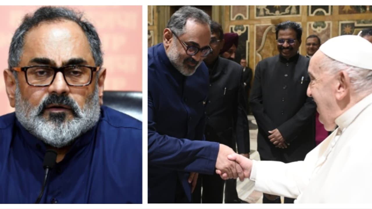 'ലോകത്തിന് ഒരു ആത്മീയ വഴികാട്ടിയെയാണ് നഷ്ടപ്പെട്ടത്'; പാപ്പയുടെ വിയോഗത്തിൽ അനുശോചിച്ച് രാജീവ് ചന്ദ്രശേഖർ 'ലോകത്തിന് ഒരു ആത്മീയ വഴികാട്ടിയെയാണ് നഷ്ടപ്പെട്ടത്'; പാപ്പയുടെ വിയോഗത്തിൽ അനുശോചിച്ച് രാജീവ് ചന്ദ്രശേഖർ