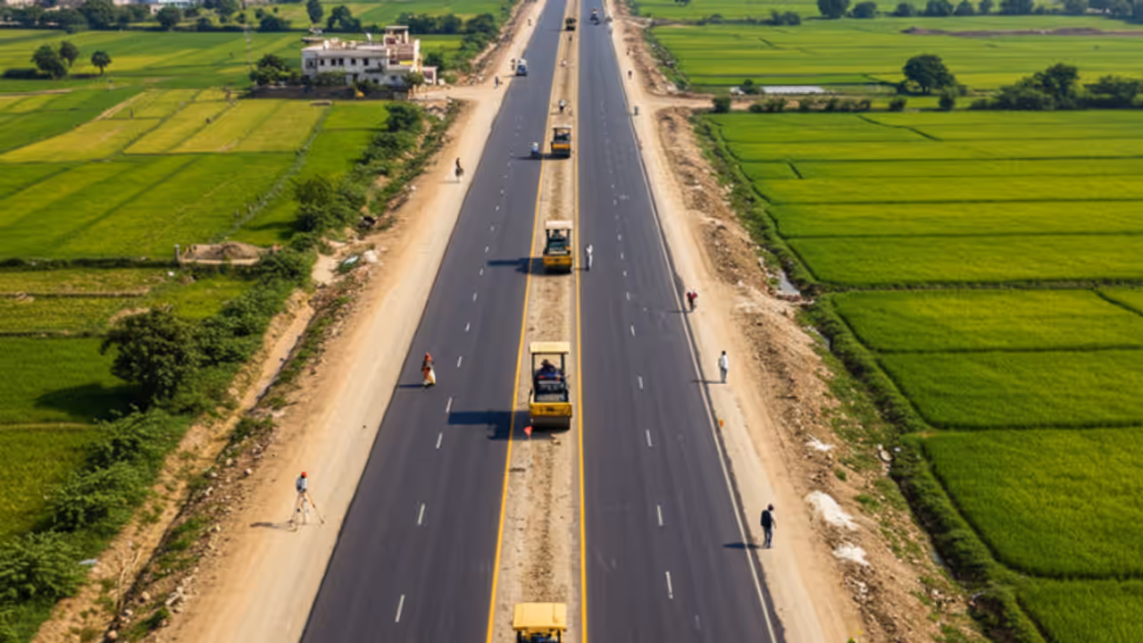 ayodhya gonda highway 6 lane greenfield project survey update