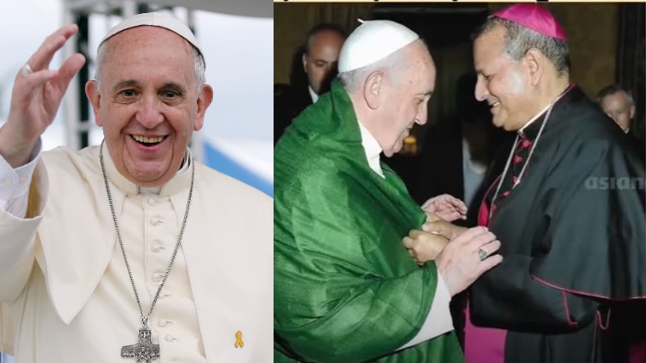 'അമ്മക്ക് വേണ്ടി തലയിൽ കൈവെച്ച് പ്രാർത്ഥിച്ചു, കുർബാന കൂടി'; മാർപാപ്പയുടെ ഓർമ്മകളിൽ വരാപ്പുഴ ആർച്ച് ബിഷപ്പ് 'അമ്മക്ക് വേണ്ടി തലയിൽ കൈവെച്ച് പ്രാർത്ഥിച്ചു, കുർബാന കൂടി'; മാർപാപ്പയുടെ ഓർമ്മകളിൽ വരാപ്പുഴ ആർച്ച് ബിഷപ്പ്