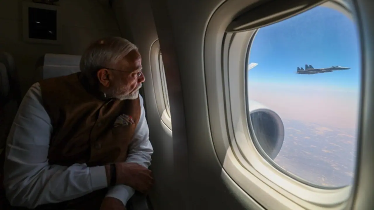 Video | ಸೌದಿ ಅರೇಬಿಯಾದಲ್ಲಿ ಮೋದಿಗೆ F 15 ಜೆಟ್‌ಗಳಿಂದ ಸೆಕ್ಯೂರಿಟಿ!