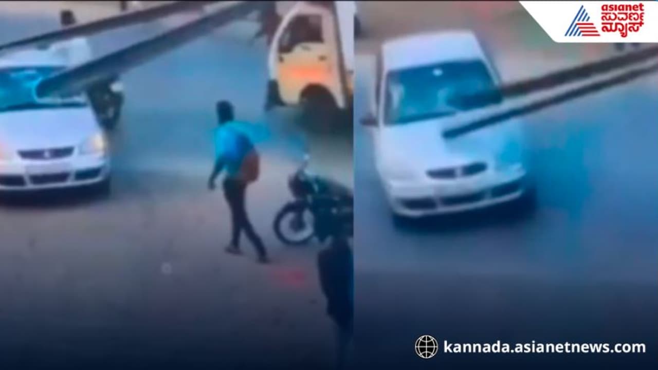 ಸಮೀಪದಲ್ಲೇ ಪಾಸಾಯ್ತು ಸಾವು: ಚಲಿಸುತ್ತಿದ್ದ ಕಾರಿನ ಮುಂಭಾಗದ ಗ್ಲಾಸ್ ಸೀಳಿ ಒಳ ನುಗ್ಗಿದ ಕಬ್ಬಿಣದ ರಾಡ್ ಸಮೀಪದಲ್ಲೇ ಪಾಸಾಯ್ತು ಸಾವು: ಚಲಿಸುತ್ತಿದ್ದ ಕಾರಿನ ಮುಂಭಾಗದ ಗ್ಲಾಸ್ ಸೀಳಿ ಒಳ ನುಗ್ಗಿದ ಕಬ್ಬಿಣದ ರಾಡ್