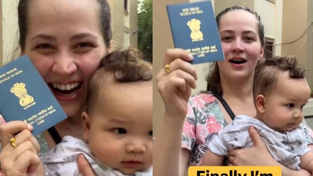 'ഒടുവിൽ ഇന്ത്യക്കാരിയായി', ആഹ്ലാദമടക്കാനാവുന്നില്ല, പാസ്പോർട്ടുമായി റഷ്യൻ യുവതി, വിമർശിച്ചവർക്ക് മറുപടിയും 