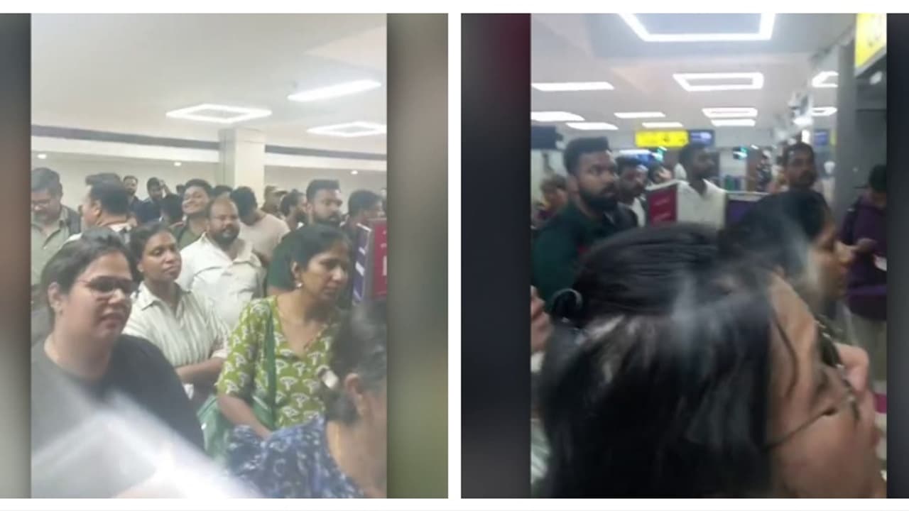 തിരുവനന്തപുരത്ത് നിന്ന് ദില്ലിയിലേക്കുള്ള വിമാനം മുന്നറിയിപ്പില്ലാതെ റദ്ദാക്കി എയർ ഇന്ത്യ; യാത്രക്കാരുടെ പരാതി തിരുവനന്തപുരത്ത് നിന്ന് ദില്ലിയിലേക്കുള്ള വിമാനം മുന്നറിയിപ്പില്ലാതെ റദ്ദാക്കി എയർ ഇന്ത്യ; യാത്രക്കാരുടെ പരാതി