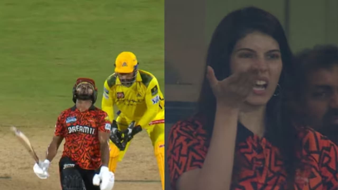 'ഇവനിതെന്താണ് കാണിക്കുന്നത്', കാമിന്ദു മെന്‍ഡിസ് ഫ്രീ ഹിറ്റ് നഷ്ടമാക്കിയപ്പോൾ കാവ്യ മാരന്‍റെ പ്രതികരണം