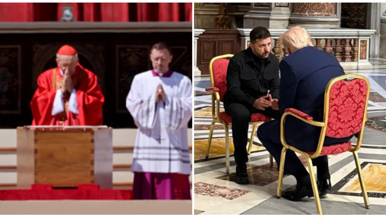 മാർപാപ്പയുടെ സംസ്കാര ചടങ്ങുകൾക്കിടയിൽ നിന്നും ലോകം കാത്തിരുന്ന വാർത്ത! ട്രംപും സെലൻസ്കിയുമായി കൂടിക്കാഴ്ച