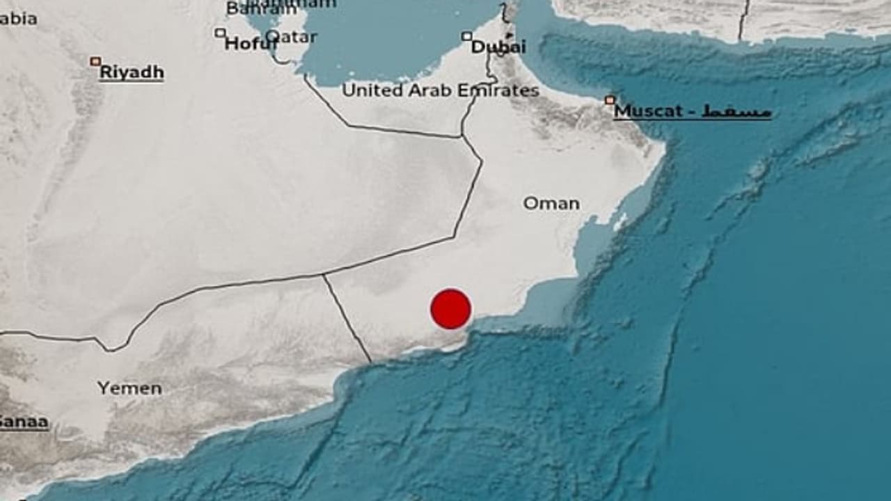 ഒമാനിൽ ഭൂചലനം, റിക്ടർ സ്കെയിലിൽ 5.1 തീവ്രത 