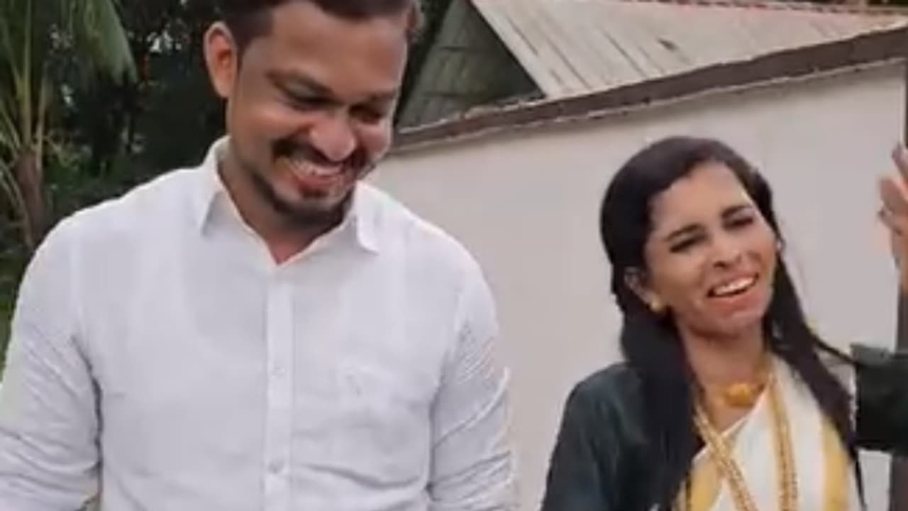 നവവധുവായി അമ്പലനടയിൽ രേണു സുധി; വീഡിയോ ശ്രദ്ധയാകര്‍ഷിക്കുന്നു