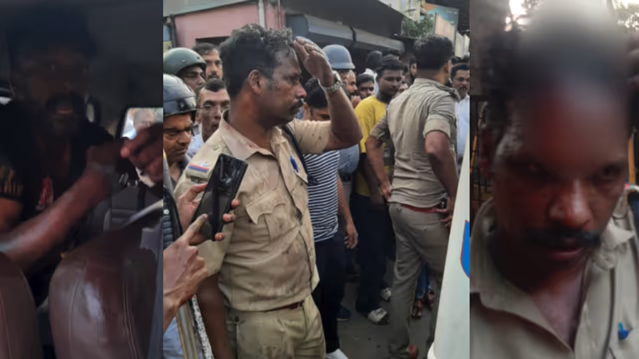 ഓടിരക്ഷപ്പെടുന്നതിനിടെ ഇറച്ചി കടയിൽ കയറിയ യുവാവ് കത്തിയെടുത്ത് കുത്തി; പിടികൂടാനെത്തിയ പൊലീസുകാർക്ക് പരിക്ക്