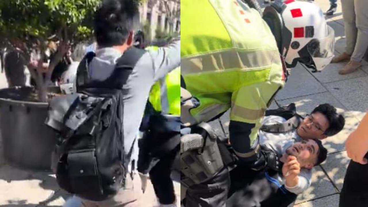 സംഭവം നവദമ്പതികളുടെ ചിത്രം പകർത്തവേ, ചിന്തിച്ചുനിന്നില്ല, പിടിച്ച് നിലത്തിട്ട് ഫോട്ടോ​ഗ്രാഫർ, അഭിനന്ദനപ്രവാഹം