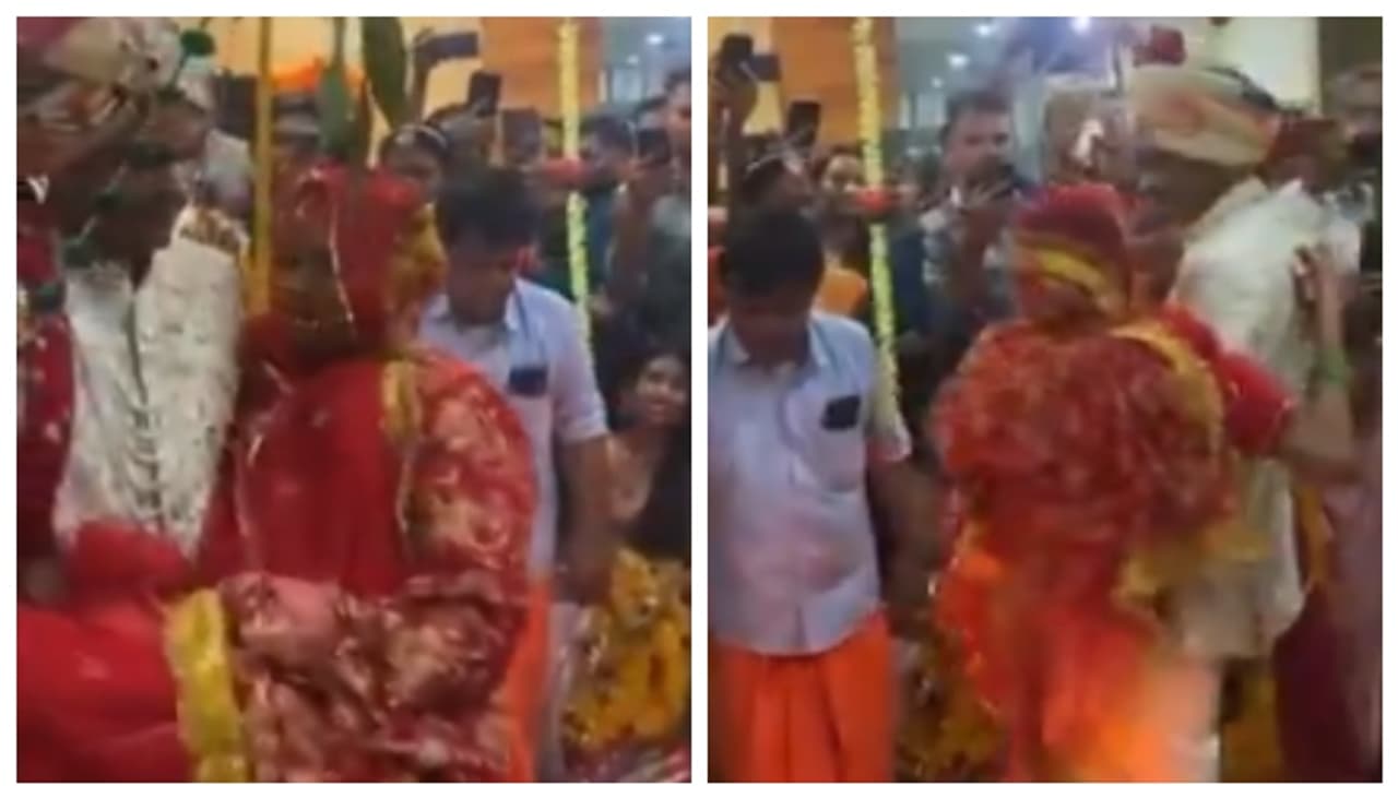 വധുവിനെ കൈയിലെടുത്ത് അഗ്നിക്ക് വലം വച്ച് വരൻ; ആശുപത്രിക്കല്യാണം കണ്ട് കണ്ണ് നിറഞ്ഞ് സോഷ്യൽ മീഡിയ വധുവിനെ കൈയിലെടുത്ത് അഗ്നിക്ക് വലം വച്ച് വരൻ; ആശുപത്രിക്കല്യാണം കണ്ട് കണ്ണ് നിറഞ്ഞ് സോഷ്യൽ മീഡിയ