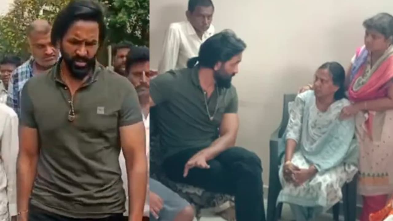 పహల్గాం దాడి: మధుసూదనరావు కుటుంబానికి మంచు విష్ణు పరామర్శ 