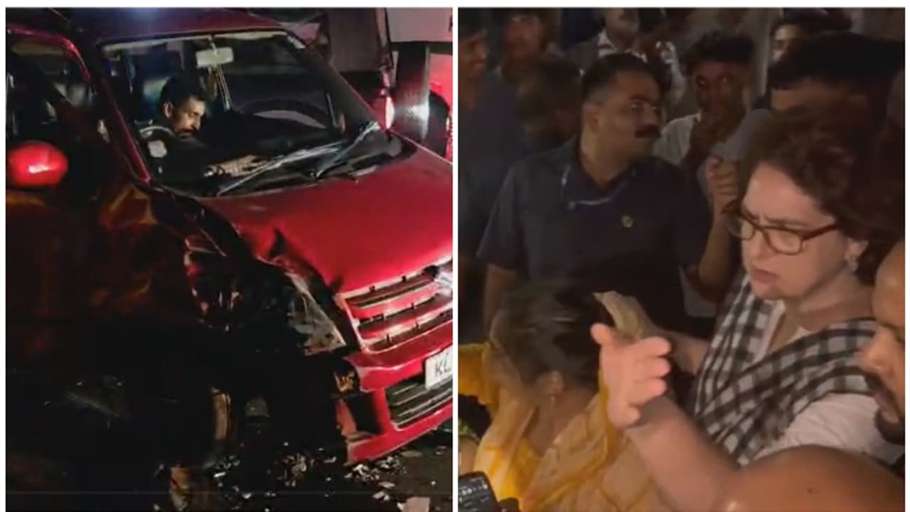 വഴിയിൽ കാർ അപകടം, വാഹനവ്യൂഹം നിർത്തി പ്രിയങ്ക ഗാന്ധി; ഒപ്പമുണ്ടായിരുന്ന ഡോക്ടർ പ്രാഥമിക ചികിത്സ നൽകി വഴിയിൽ കാർ അപകടം, വാഹനവ്യൂഹം നിർത്തി പ്രിയങ്ക ഗാന്ധി; ഒപ്പമുണ്ടായിരുന്ന ഡോക്ടർ പ്രാഥമിക ചികിത്സ നൽകി