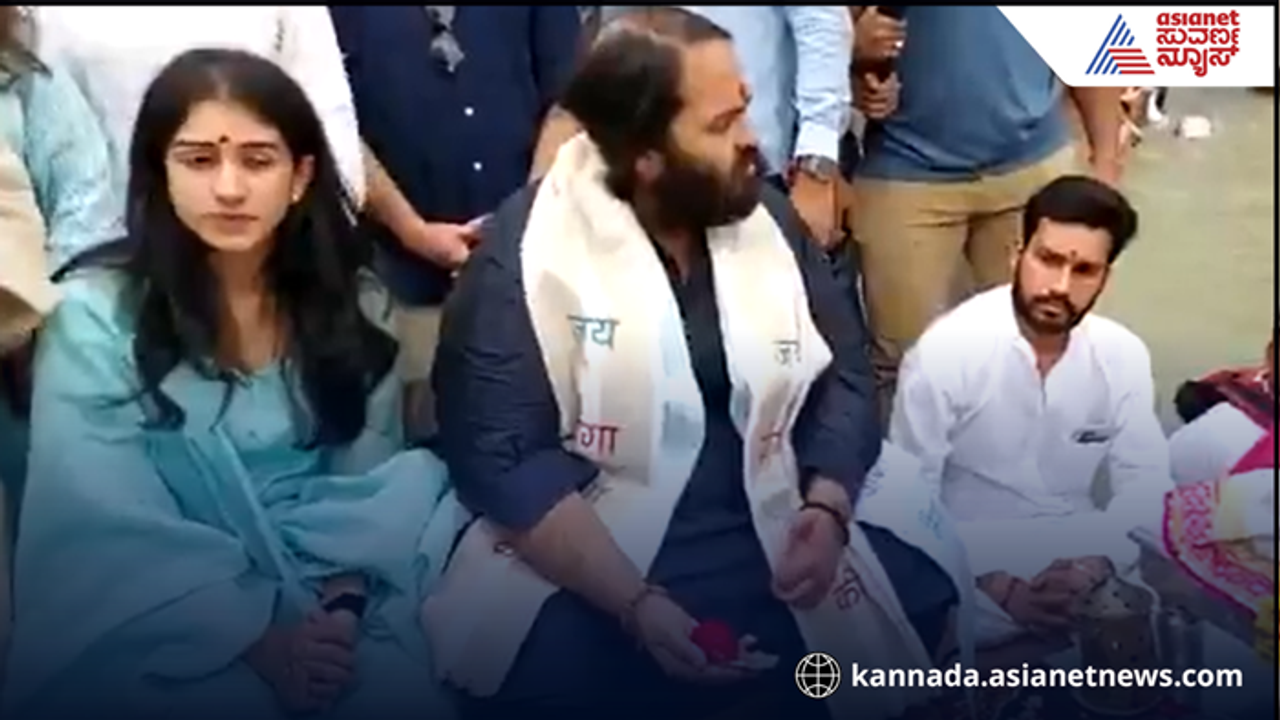 ಪತ್ನಿ ರಾಧಿಕಾ ಜೊತೆ ಹರಿದ್ವಾರದಲ್ಲಿ ಗಂಗಾ ಪೂಜೆಯಲ್ಲಿ ಪಾಲ್ಗೊಂಡ ಅನಂತ್ ಅಂಬಾನಿ