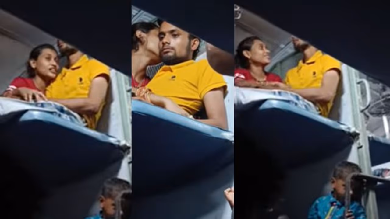 ಚಲಿಸುತ್ತಿರುವ ರೈಲಿನಲ್ಲಿಯೇ ರೊಮ್ಯಾಂಟಿಕ್ ಮೂಡ್ಗೆ ಜಾರಿದ ಜೋಡಿ: ವಿಡಿಯೋ ವೈರಲ್ ಚಲಿಸುತ್ತಿರುವ ರೈಲಿನಲ್ಲಿಯೇ ರೊಮ್ಯಾಂಟಿಕ್ ಮೂಡ್ಗೆ ಜಾರಿದ ಜೋಡಿ: ವಿಡಿಯೋ ವೈರಲ್