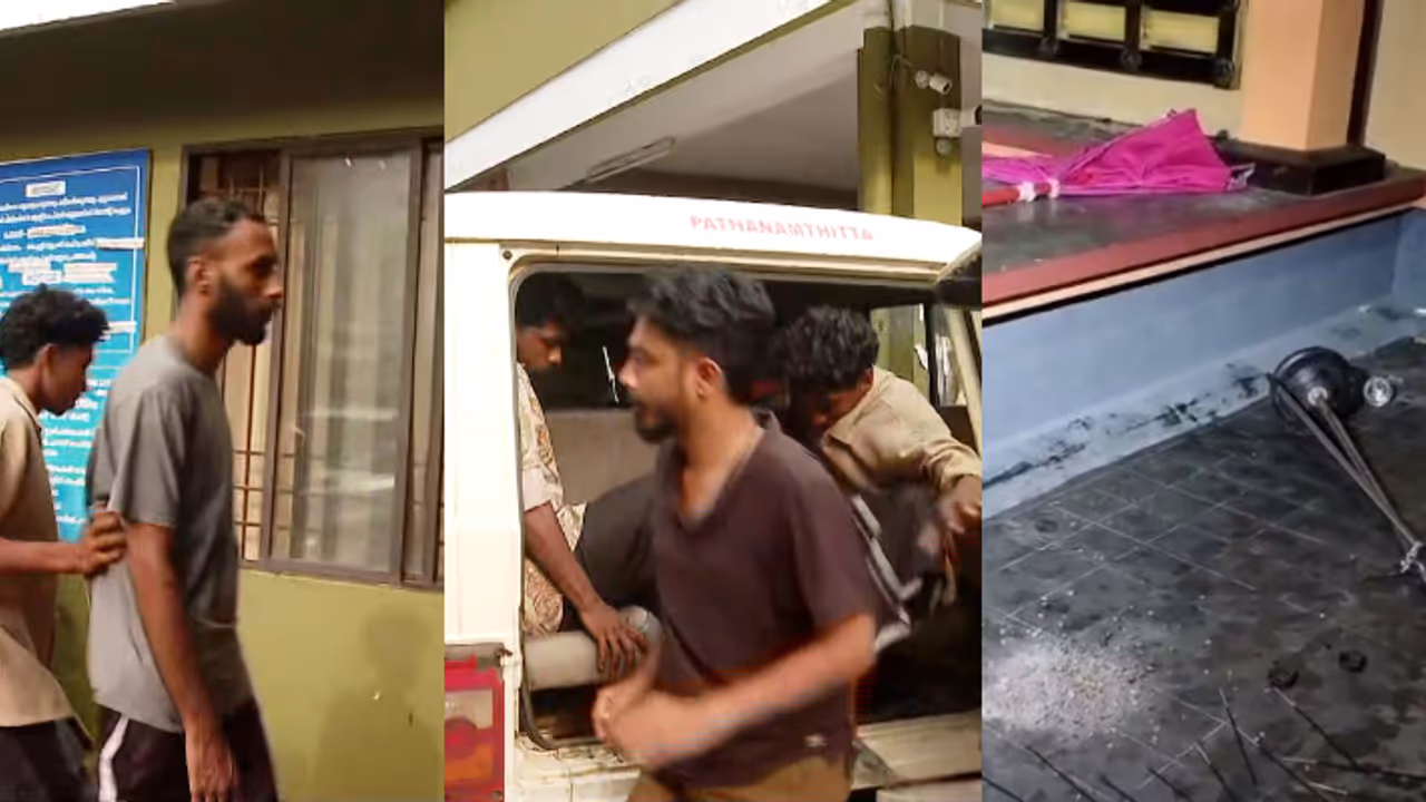 പത്തനംതിട്ട മേക്കോഴൂര് ക്ഷേത്രത്തിലെ ആക്രമണം; ഡിവൈഎഫ്ഐ മേഖല സെക്രട്ടറിയടക്കം ഏഴുപേര് അറസ്റ്റിൽ പത്തനംതിട്ട മേക്കോഴൂര് ക്ഷേത്രത്തിലെ ആക്രമണം; ഡിവൈഎഫ്ഐ മേഖല സെക്രട്ടറിയടക്കം ഏഴുപേര് അറസ്റ്റിൽ