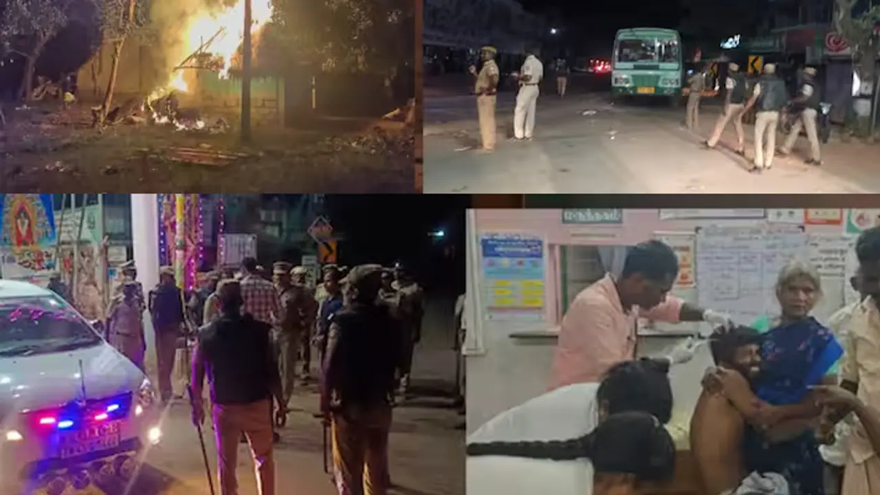  இரண்டு தரப்பினர் இடையே மோதல்! போலீசாருக்கு அரிவாள் வெட்டா? காவல்துறை கூறுவது என்ன? டாஸ்டாக் கடை மூடல்!