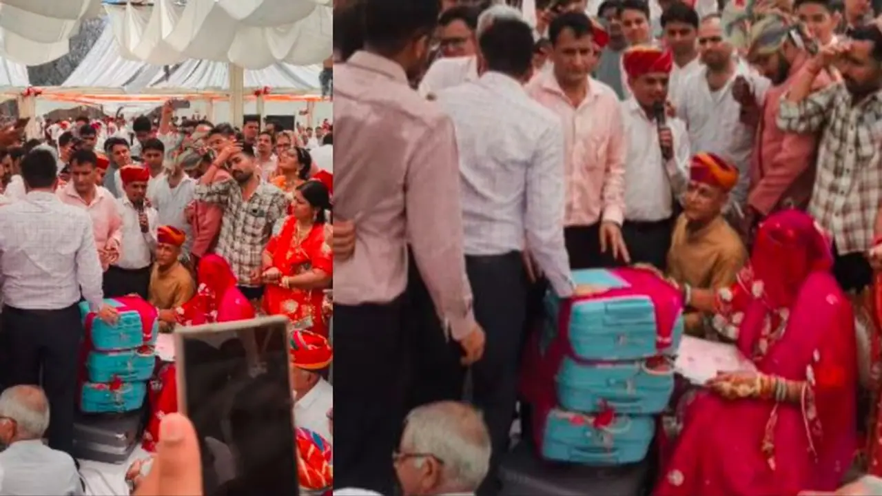 1ಕೆಜಿ ಚಿನ್ನ, 4 ಸೂಟ್‌ಕೇಸ್‌ ಹಣ, ಎಕರೆಗಟ್ಟಲೇ ಭೂಮಿ: ಟಾಕ್ ಆಫ್ ದಿ ಟೌನ್ ಆಯ್ತು ಮರ್ವಾಡಿಗರ ಮದ್ವೆ ಗಿಫ್ಟ್‌