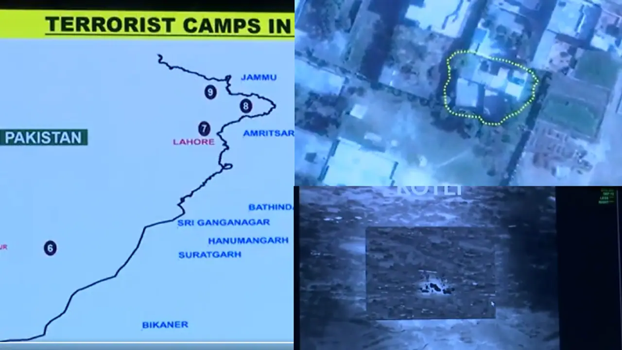 பாகிஸ்தான் மீது தாக்குதல் நடத்தப்பட்ட வீடியோவை வெளியிட்ட இந்தியா பாகிஸ்தான் மீது தாக்குதல் நடத்தப்பட்ட வீடியோவை வெளியிட்ட இந்தியா