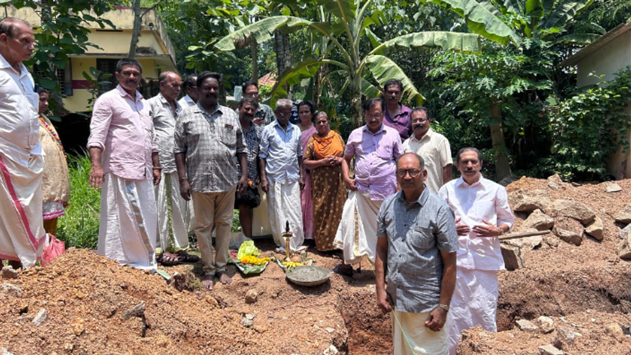 ‌എൻഎസ്എസ് കുവൈത്ത് 'സ്നേഹ വീട്' പദ്ധതി, ആറാമത്തെ ഭവനത്തിന്റെ ശിലാസ്ഥാപനകർമ്മം നടന്നു