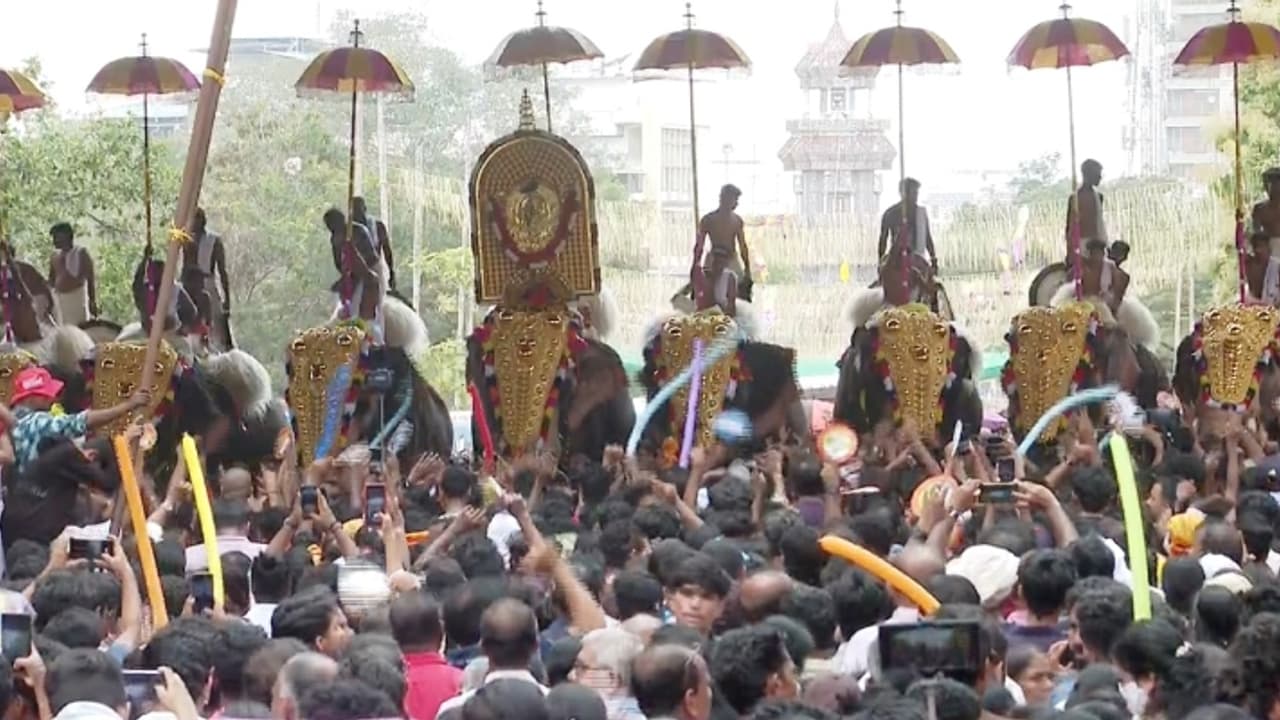 'അടുത്ത പൂരത്തിന് കാണാം'; ഉപചാരം ചൊല്ലിപ്പിരിഞ്ഞ് ഭഗവതിമാർ; തൃശ്ശൂർ പൂരം കൊടിയിറങ്ങി 