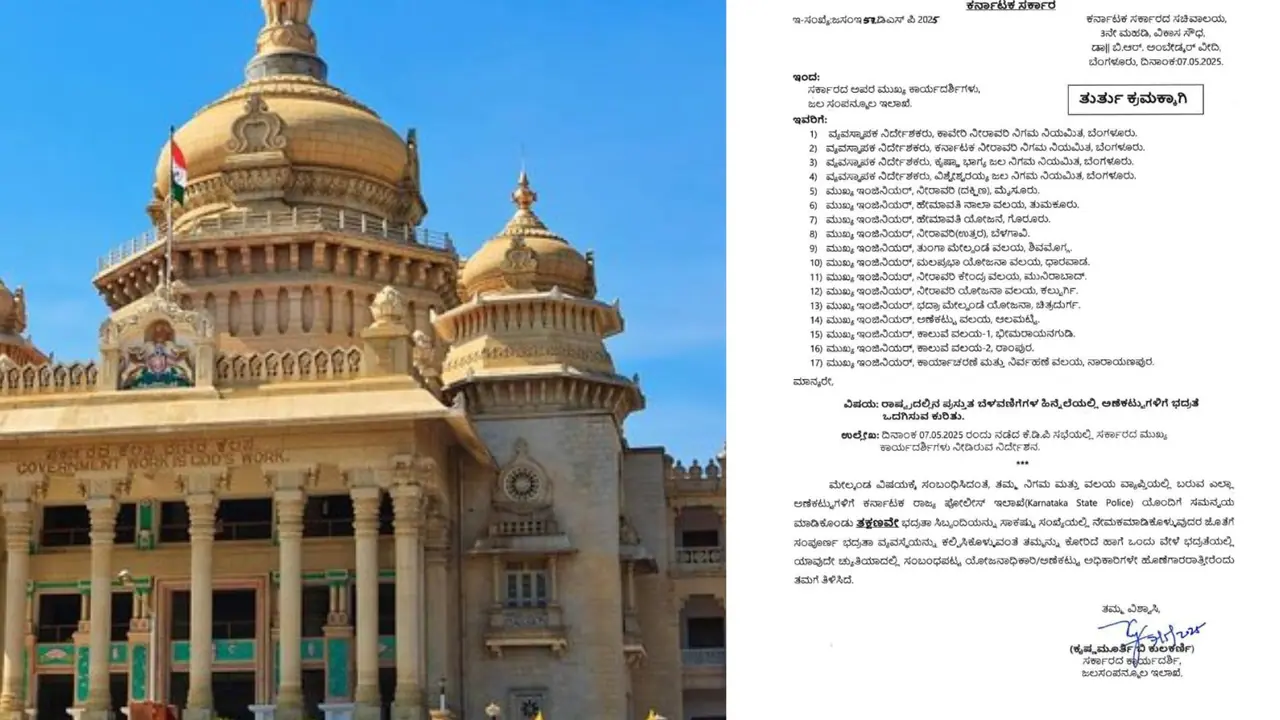 Breaking News: ರಾಜ್ಯದ ಜಲಾಶಯಗಳಿಗೆ ಬಿಗಿ ಭದ್ರತೆ ಒದಗಿಸಲು ರಾಜ್ಯ ಸರ್ಕಾರದಿಂದ ತುರ್ತು ಆದೇಶ!