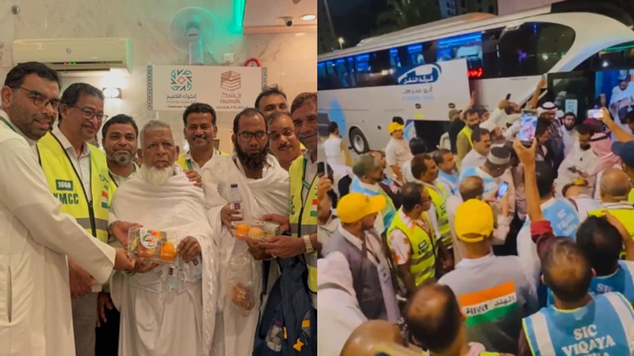 മദീന സന്ദർശനത്തിന് ശേഷം ഇന്ത്യൻ ഹജ്ജ് തീർഥാടകർ മക്കയിലെത്തി മദീന സന്ദർശനത്തിന് ശേഷം ഇന്ത്യൻ ഹജ്ജ് തീർഥാടകർ മക്കയിലെത്തി