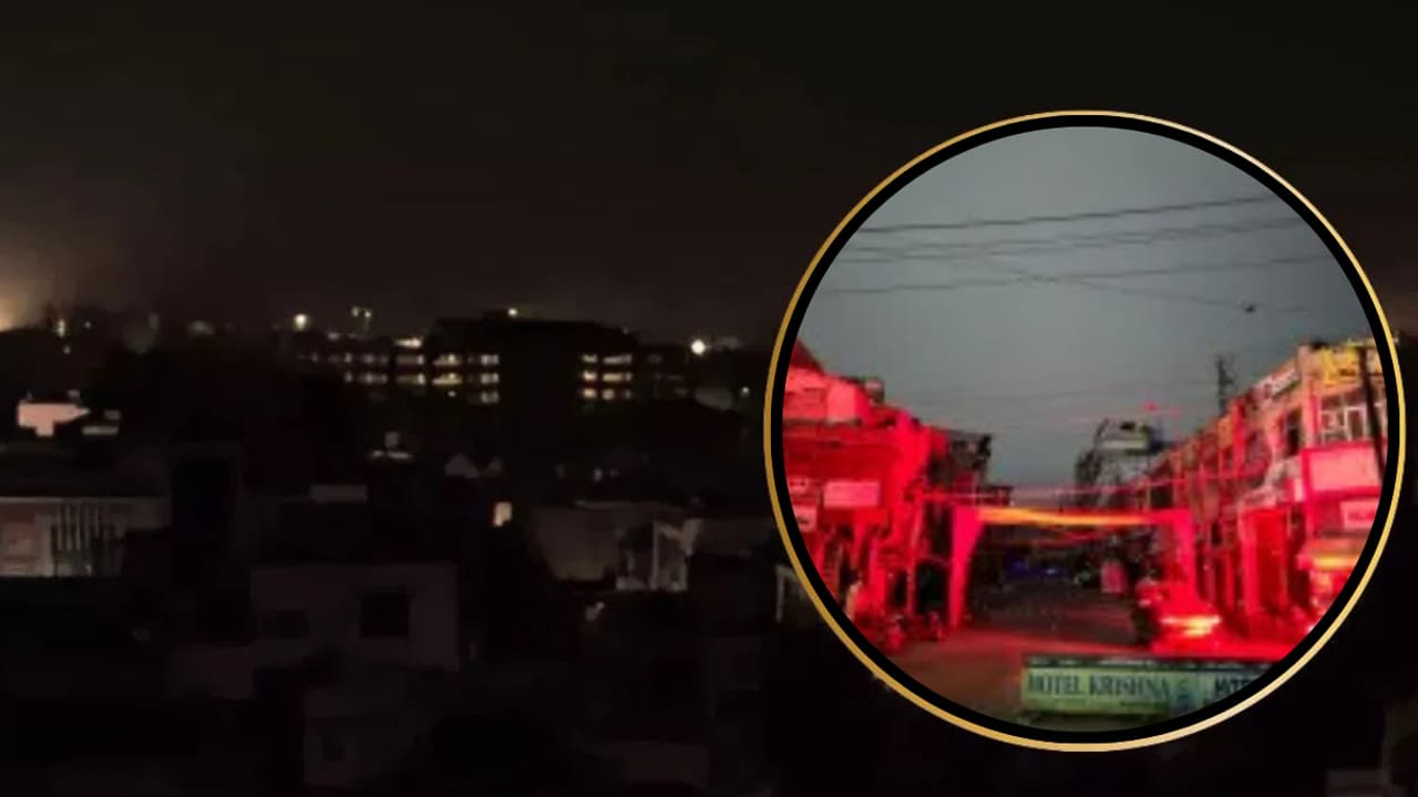 ind pak war border alert 56 drones failed jaisalmer blackout ganganagar pakistan tension