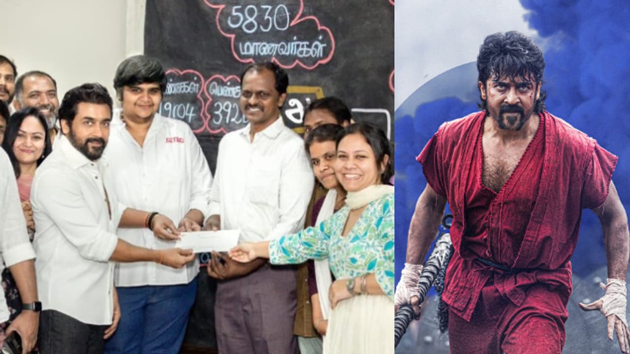 6 ദിവസം കൊണ്ട് 100 കോടി ക്ലബ്ബ്; അഗരം ഫൗണ്ടേഷന് സാമ്പത്തിക സഹായവുമായി സൂര്യ