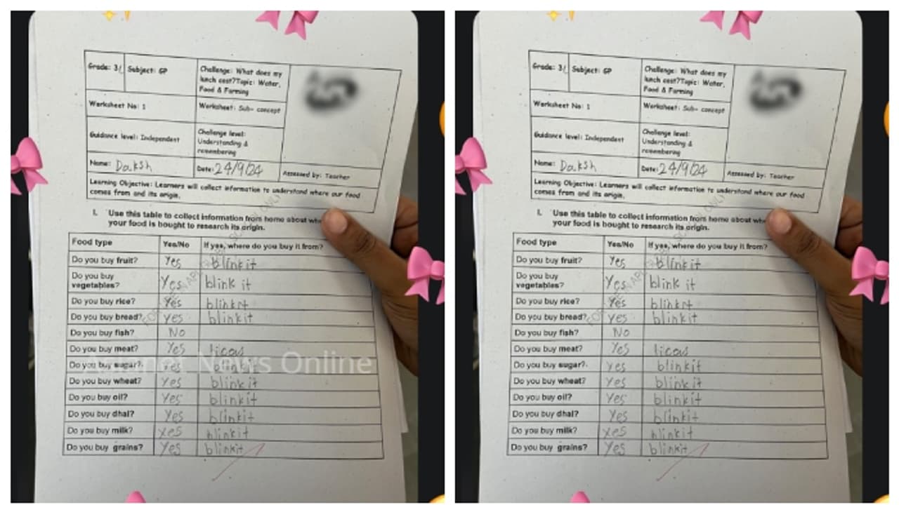  9 കാരന്‍റെ ഹോംവര്‍ക്ക് പങ്കുവച്ച് അമ്മ, ആനന്ദ കണ്ണീരോടെ ബ്ലിങ്കറ്റ് ഉടമ; കുറിപ്പ് വൈറല്‍ 