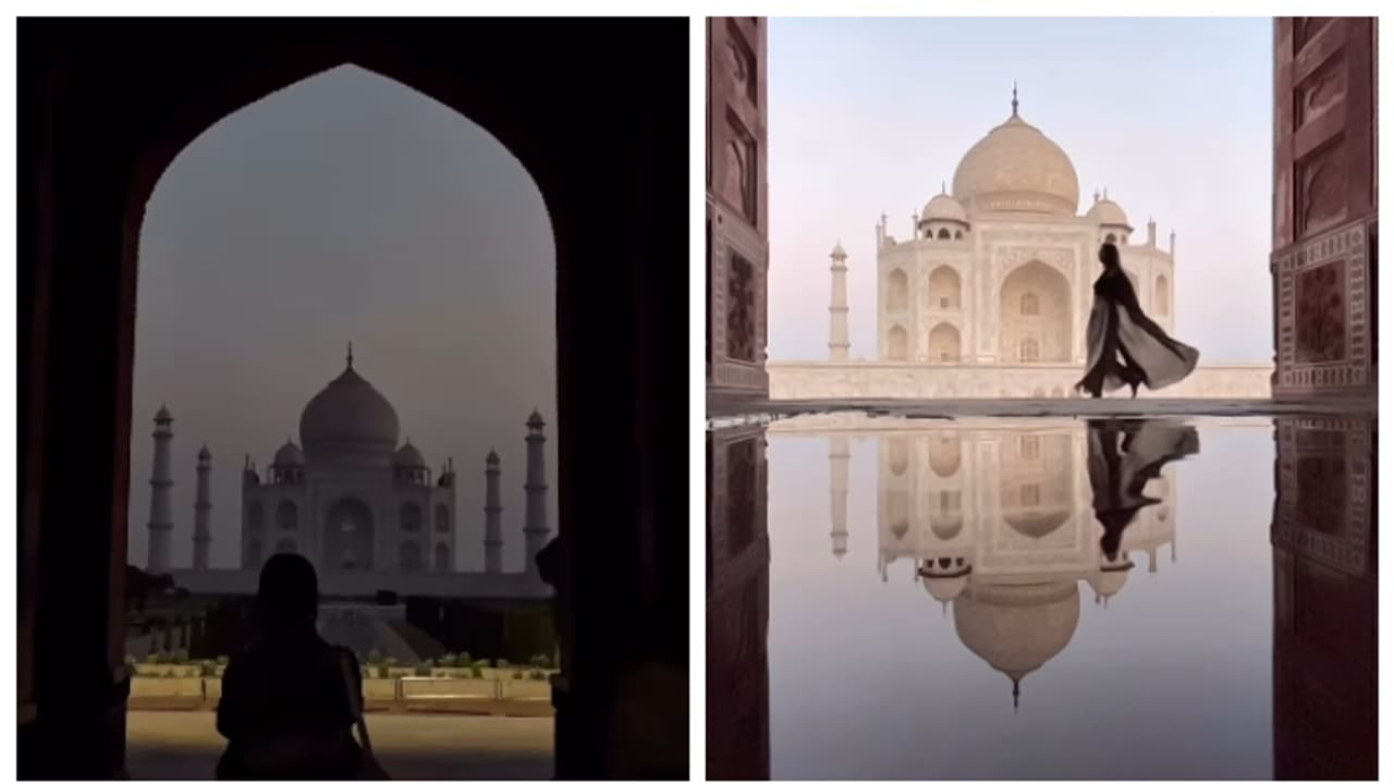 പുലര്‍ച്ചെ 4.45 ന്‍റെ താജ്മഹലിന്‍റെ ചിത്രം പങ്കുവച്ച് യുകെക്കാരി; അഭൌമമെന്ന് സോഷ്യല്‍ മീഡിയ