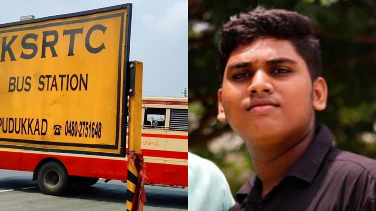 പുതുക്കാട് സ്റ്റാന്‍റിലേക്ക് തിരിഞ്ഞ കെഎസ്ആർടിസി ബസിലേക്ക് ബൈക്ക് ഇടിച്ച് കയറി; 19 കാരന് ദാരുണാന്ത്യം