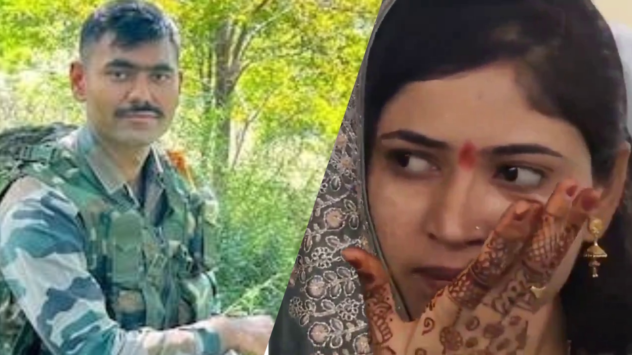 India Pakistan War: పెళ్లైన ముడ్రోజులకే.. దేశ రక్షణ కోసం నా సింధురాన్ని పంపుతున్నా.. జవాను భార్య వీడియో వైరల్ India Pakistan War: పెళ్లైన ముడ్రోజులకే.. దేశ రక్షణ కోసం నా సింధురాన్ని పంపుతున్నా.. జవాను భార్య వీడియో వైరల్