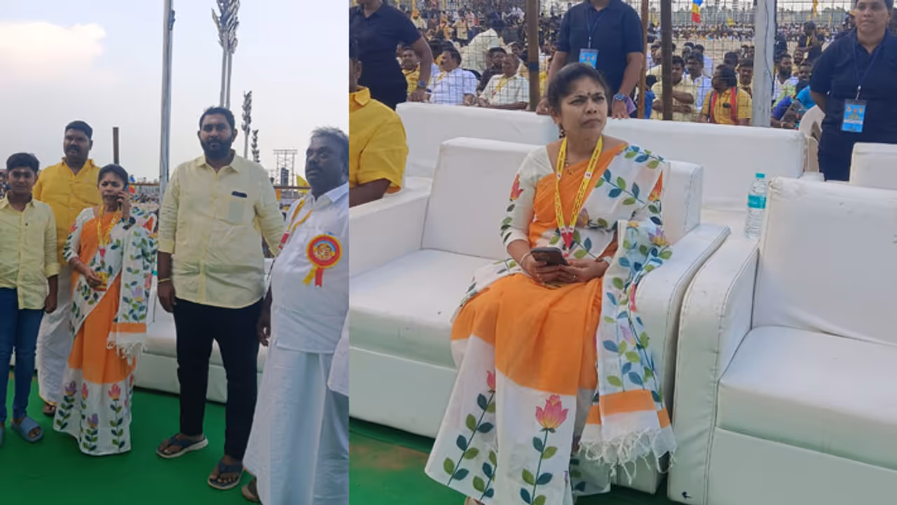 மேடையில் இடமில்லை! கீழே போய் அமருங்கள்! பாமக மாநாட்டில் திலகபாமவிற்கு அவமரியாதை! மேடையில் இடமில்லை! கீழே போய் அமருங்கள்! பாமக மாநாட்டில் திலகபாமவிற்கு அவமரியாதை!