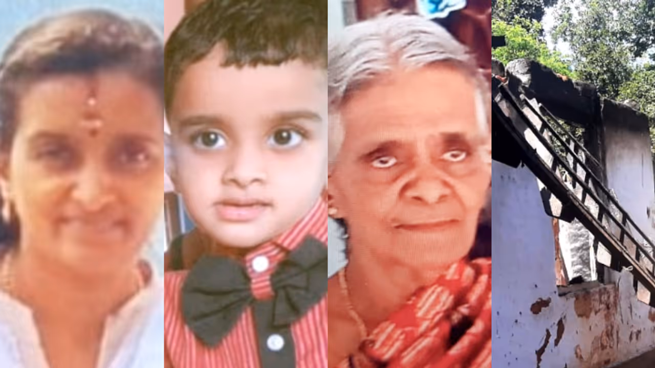 വീടിന് തീ പിടിച്ച് 4 പേർ മരിച്ച സംഭവം; കാരണം ഷോർട്ട് സർക്യൂട്ടല്ല, ഫോറൻസിക് റിപ്പോർട്ട് കാത്ത് പൊലീസ് വീടിന് തീ പിടിച്ച് 4 പേർ മരിച്ച സംഭവം; കാരണം ഷോർട്ട് സർക്യൂട്ടല്ല, ഫോറൻസിക് റിപ്പോർട്ട് കാത്ത് പൊലീസ്