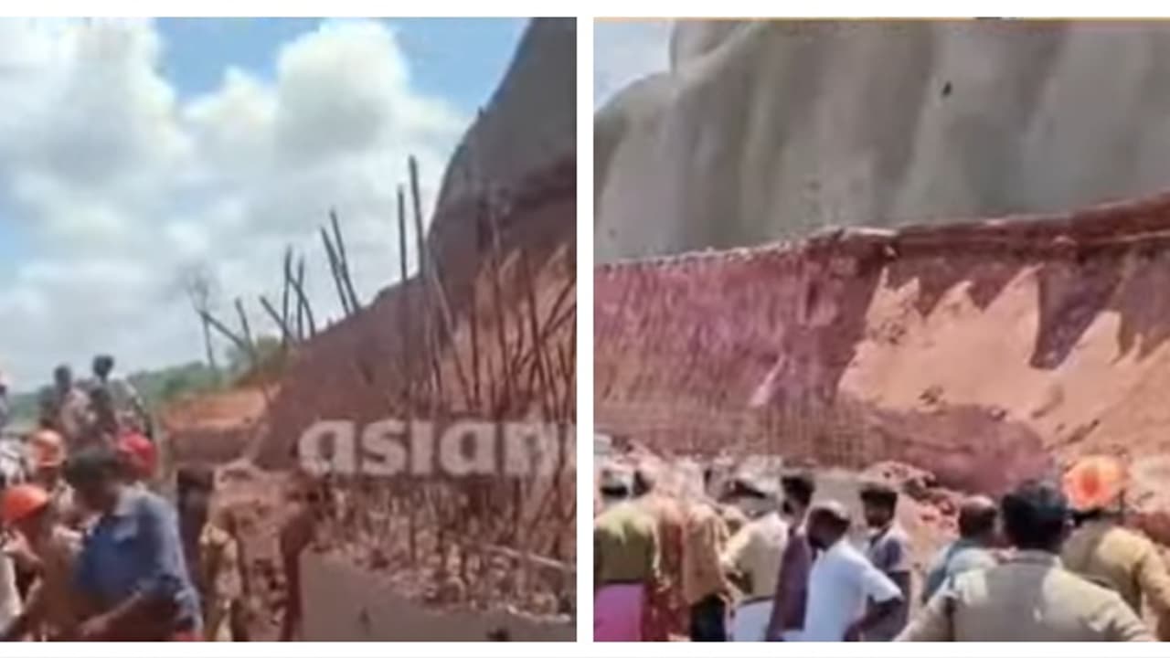 മണ്ണിടിഞ്ഞ് വീണ് തൊഴിലാളി മരിച്ചു; ചെറുവത്തൂർ ദേശീയപാത നിർമ്മാണത്തിനിടെ അപകടം, 3 പേർ ആശുപത്രിയിൽ മണ്ണിടിഞ്ഞ് വീണ് തൊഴിലാളി മരിച്ചു; ചെറുവത്തൂർ ദേശീയപാത നിർമ്മാണത്തിനിടെ അപകടം, 3 പേർ ആശുപത്രിയിൽ