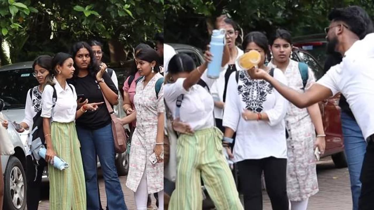 ബിയർ ഗ്ലാസുമായി യുവാവ്, 'ഇത് തമാശയല്ല', രൂക്ഷമായി പ്രതികരിച്ച് പെൺകുട്ടി; വീഡിയോയ്ക്ക് വൻ വിമർശനം ബിയർ ഗ്ലാസുമായി യുവാവ്, 'ഇത് തമാശയല്ല', രൂക്ഷമായി പ്രതികരിച്ച് പെൺകുട്ടി; വീഡിയോയ്ക്ക് വൻ വിമർശനം