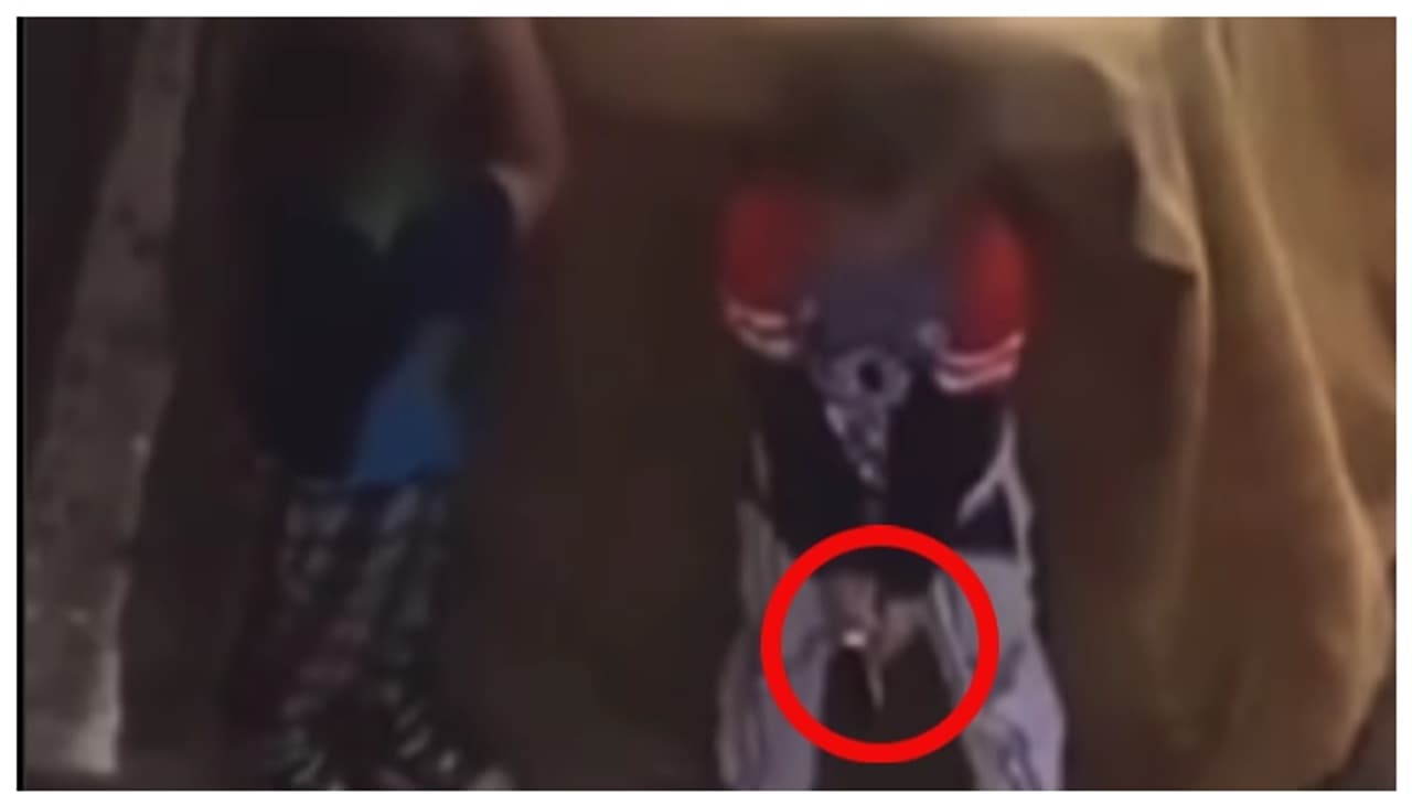 നിറത്തോക്കുമായി 7 ഉം 9 ഉം വയസുള്ള രണ്ട് ആൺകുട്ടികൾ; തോക്ക് താഴെയിടാൻ ആവശ്യപ്പെട്ട് പോലീസ്, വീഡിയോ വൈറൽ