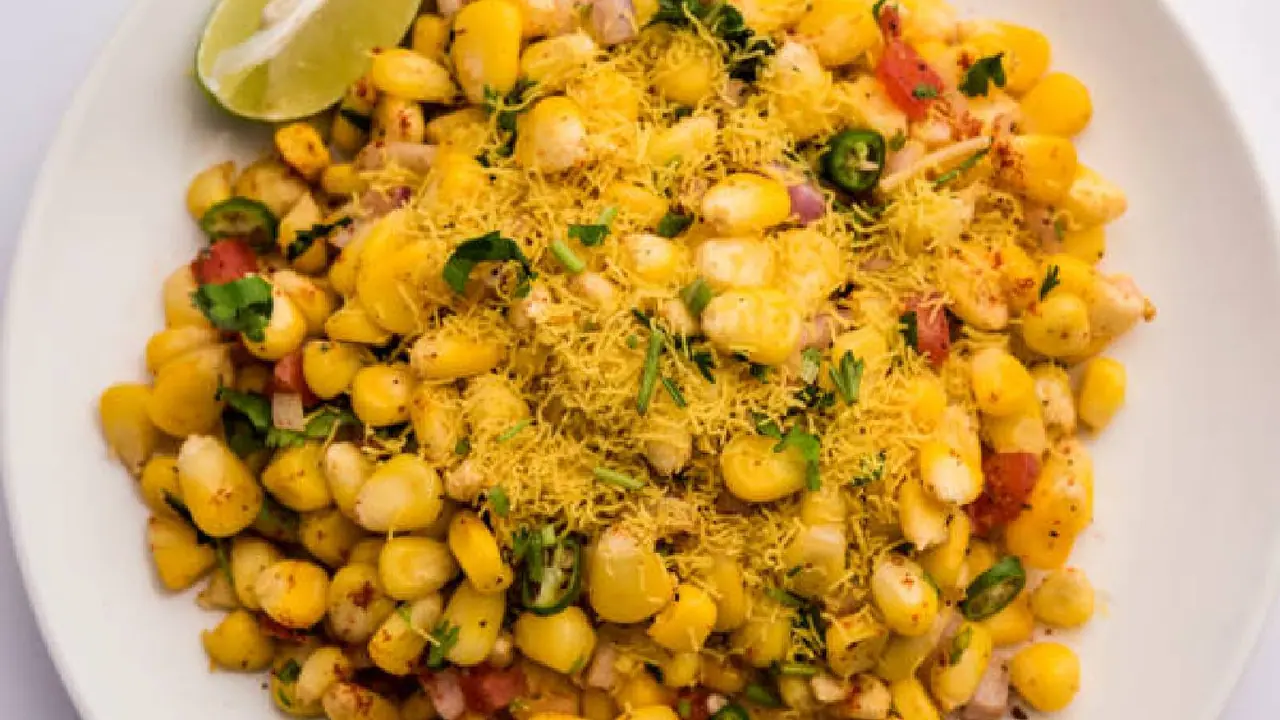 sweet corn Chaat