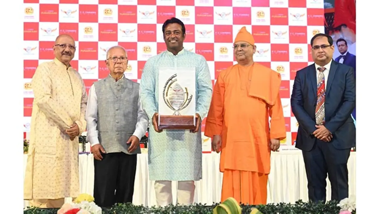 Shri Leander Paes was conferred with the prestigious P.C. Chandra Puraskaar 2025