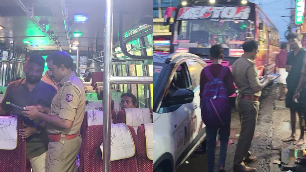 പെര്മിറ്റില്ലാതെ ഓടിയ എഎംവിഐയുടെ സഹോദരന്റെ ബസ് കസ്റ്റഡിയിൽ; നടപടിയെടുത്തത് ആര്ടിഒ എന്ഫോഴ്സ്മെന്റ് പെര്മിറ്റില്ലാതെ ഓടിയ എഎംവിഐയുടെ സഹോദരന്റെ ബസ് കസ്റ്റഡിയിൽ; നടപടിയെടുത്തത് ആര്ടിഒ എന്ഫോഴ്സ്മെന്റ്