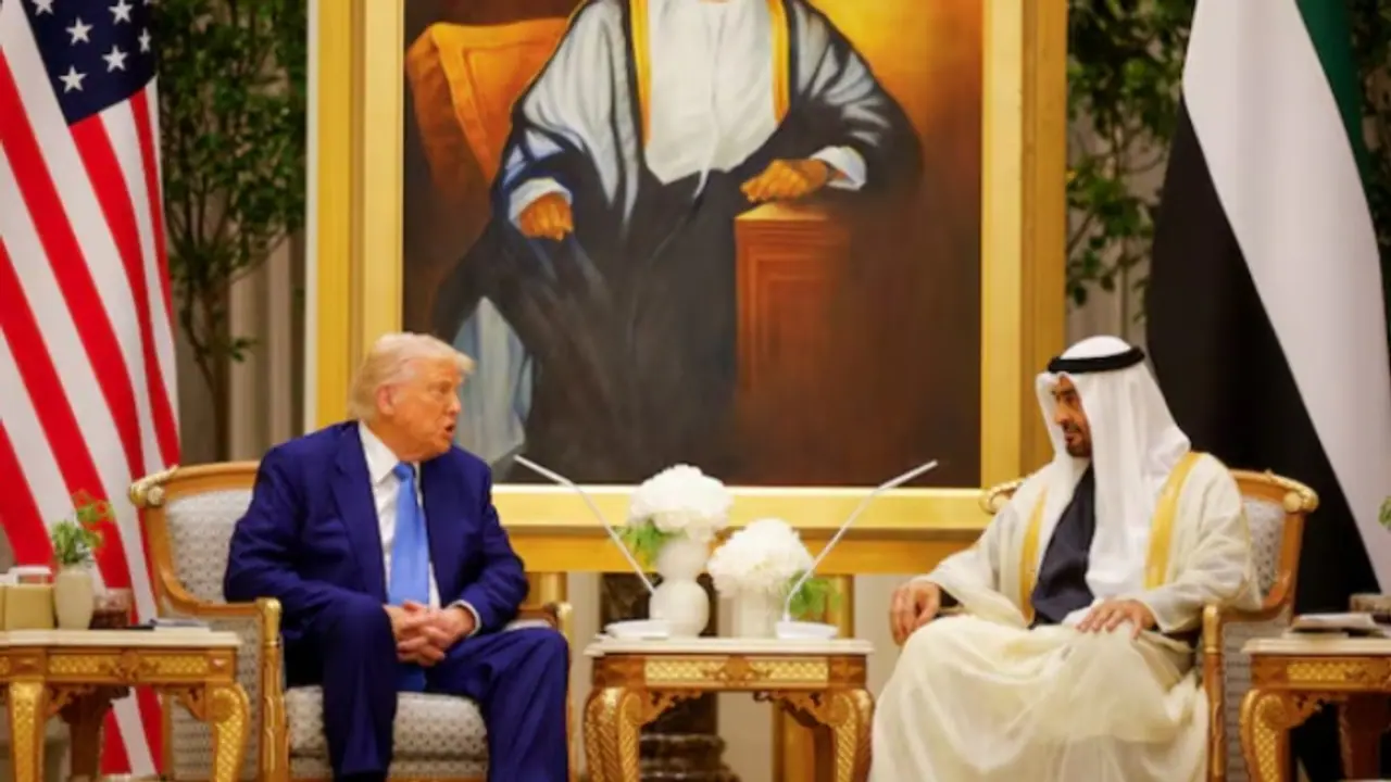 యుఏఈలో ట్రంప్‌కి ఘన స్వాగతం