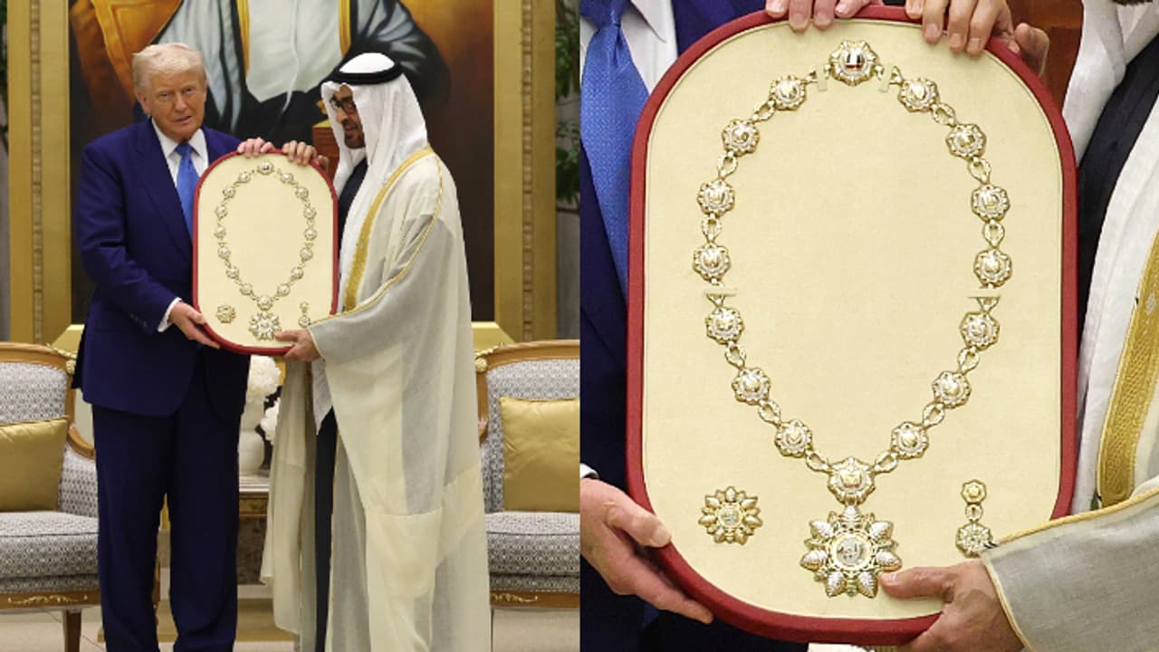 ട്രംപിന് `ഓർഡർ ഓഫ് സായിദ്' ബഹുമതി നൽകി ആദരിച്ച് യുഎഇ പ്രസി‍ഡന്റ്