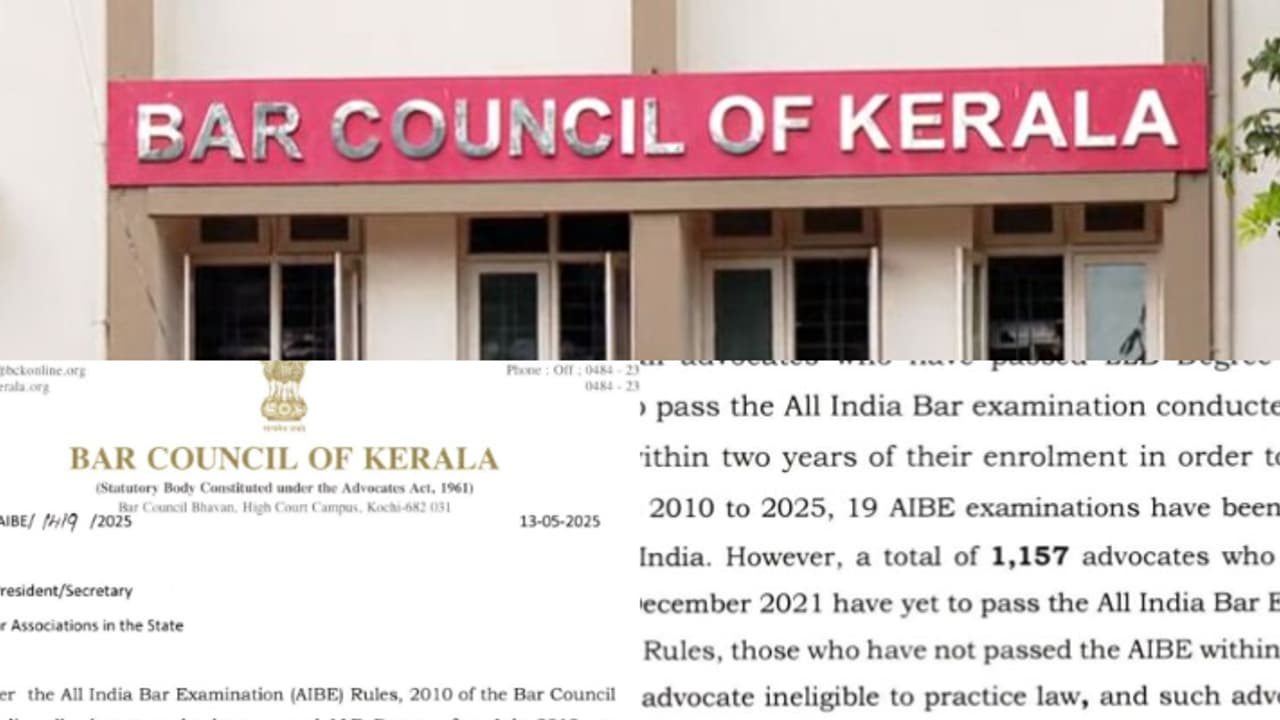 സംസ്ഥാനത്ത് 1157 അഭിഭാഷകർ പ്രാക്ടീസ് ചെയ്യാൻ യോഗ്യരല്ലെന്ന് ബാർ കൗണ്സിൽ; പ്രാഥമിക പട്ടിക പുറത്തുവിട്ടു സംസ്ഥാനത്ത് 1157 അഭിഭാഷകർ പ്രാക്ടീസ് ചെയ്യാൻ യോഗ്യരല്ലെന്ന് ബാർ കൗണ്സിൽ; പ്രാഥമിക പട്ടിക പുറത്തുവിട്ടു