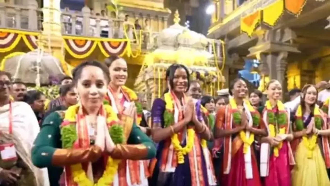 యాదాద్రి, పోచంపల్లి లో మిస్ వరల్డ్ 2025 కంటెస్టెంట్ సందడి యాదాద్రి, పోచంపల్లి లో మిస్ వరల్డ్ 2025 కంటెస్టెంట్ సందడి