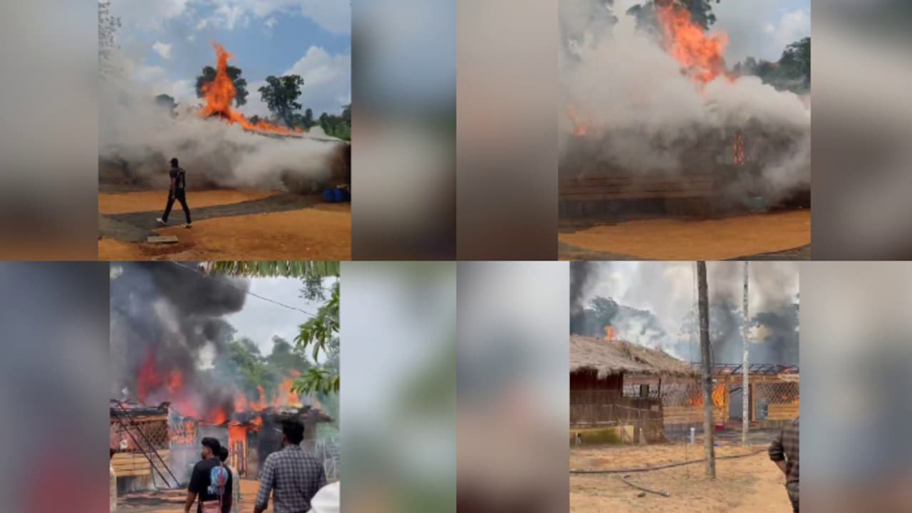 ഗ്യാസ് ചോർന്ന് അപകടം, ബോബി ചെമ്മണ്ണൂരിന്‍റെ ആയിരം ഏക്കറിൽ തീപിടുത്തം; വിനോദ സഞ്ചാരികളെ ഒഴിപ്പിച്ചു