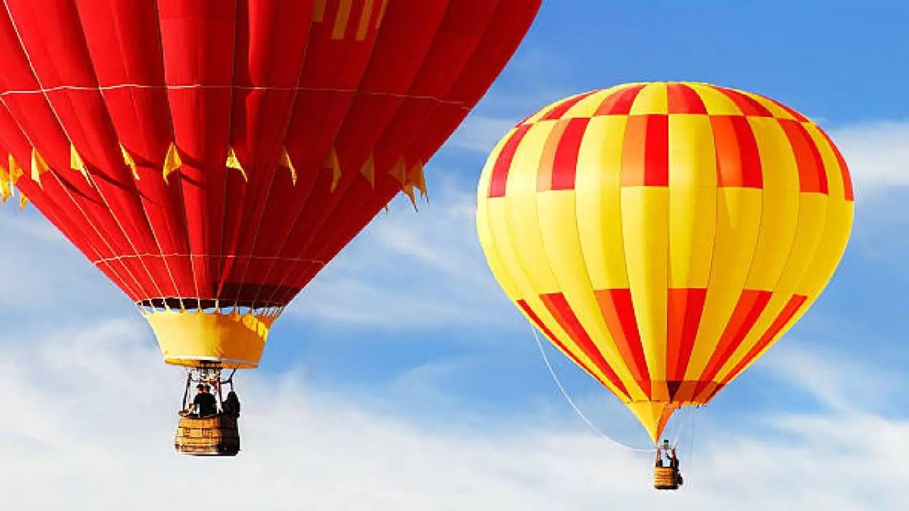 Hot air balloon ride in India Hot air balloon ride in India