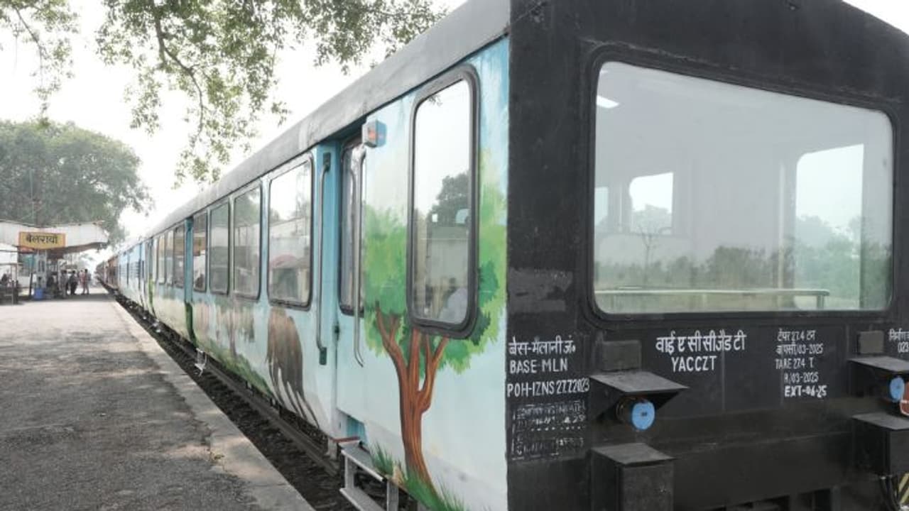 ಉತ್ತರ ಪ್ರದೇಶದ ಅರಣ್ಯದಲ್ಲಿ ಸಫಾರಿ ವೀಕ್ಷಣೆಗೆ ವಿಸ್ಟಾಡೋಮ್ ರೈಲು; ಪ್ರವಾಸಿಗರಿಗೆ ಹೊಸ ಅನುಭವ